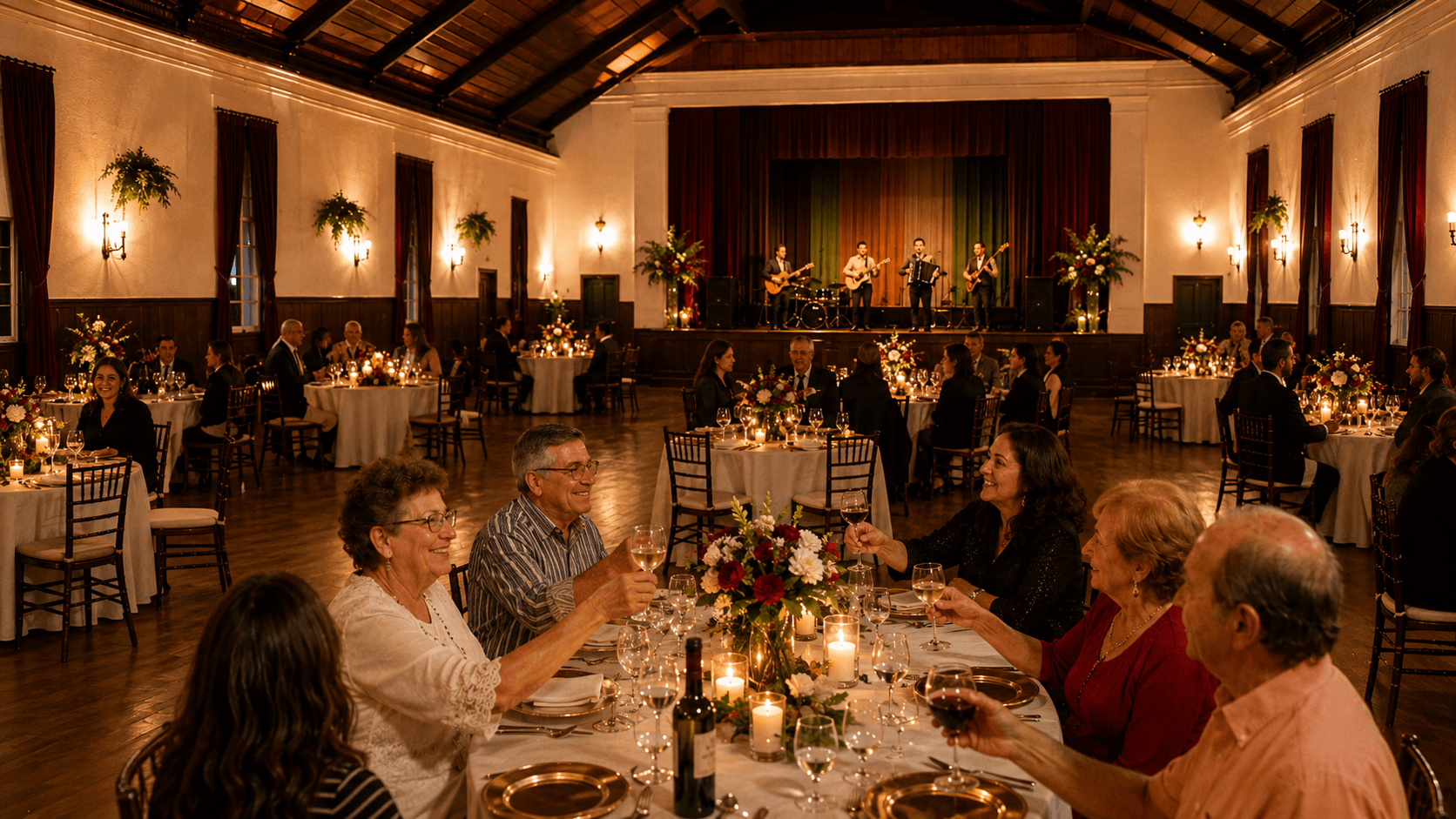 Festa in the main hall